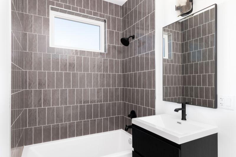 Bathroom tile work